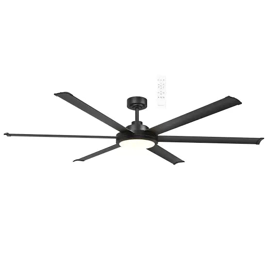 Martec Albatross Ii 72 Inch Ceiling Fan with Led Light - Black