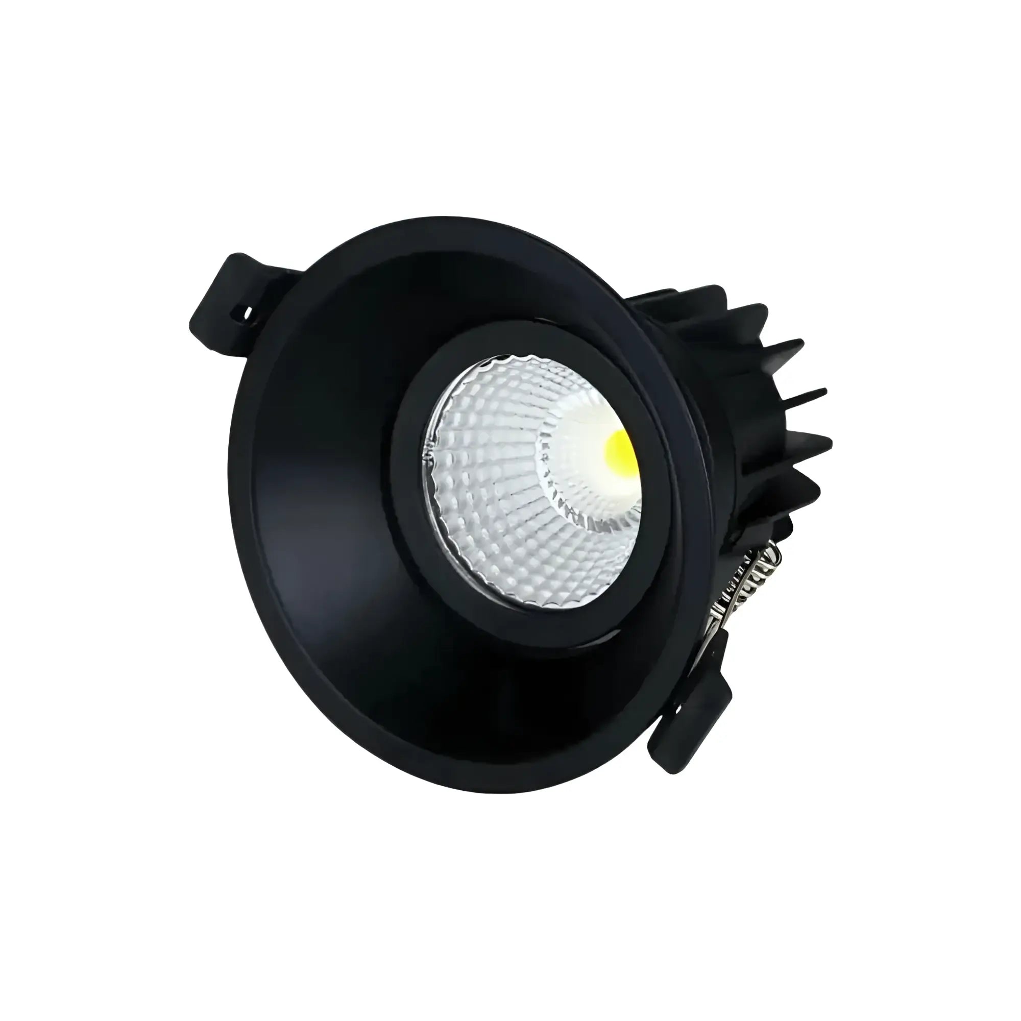 Optilux Tilt 13w Low Glare Deep Baffle Led Downlight - Black