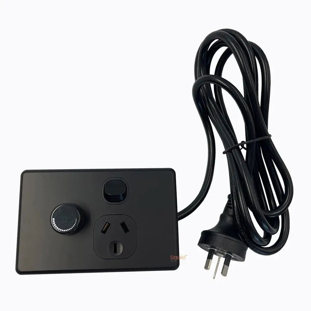 LiquidLEDs Lighting Lighting Black Plug-In Dimmer DIM400VA-SB