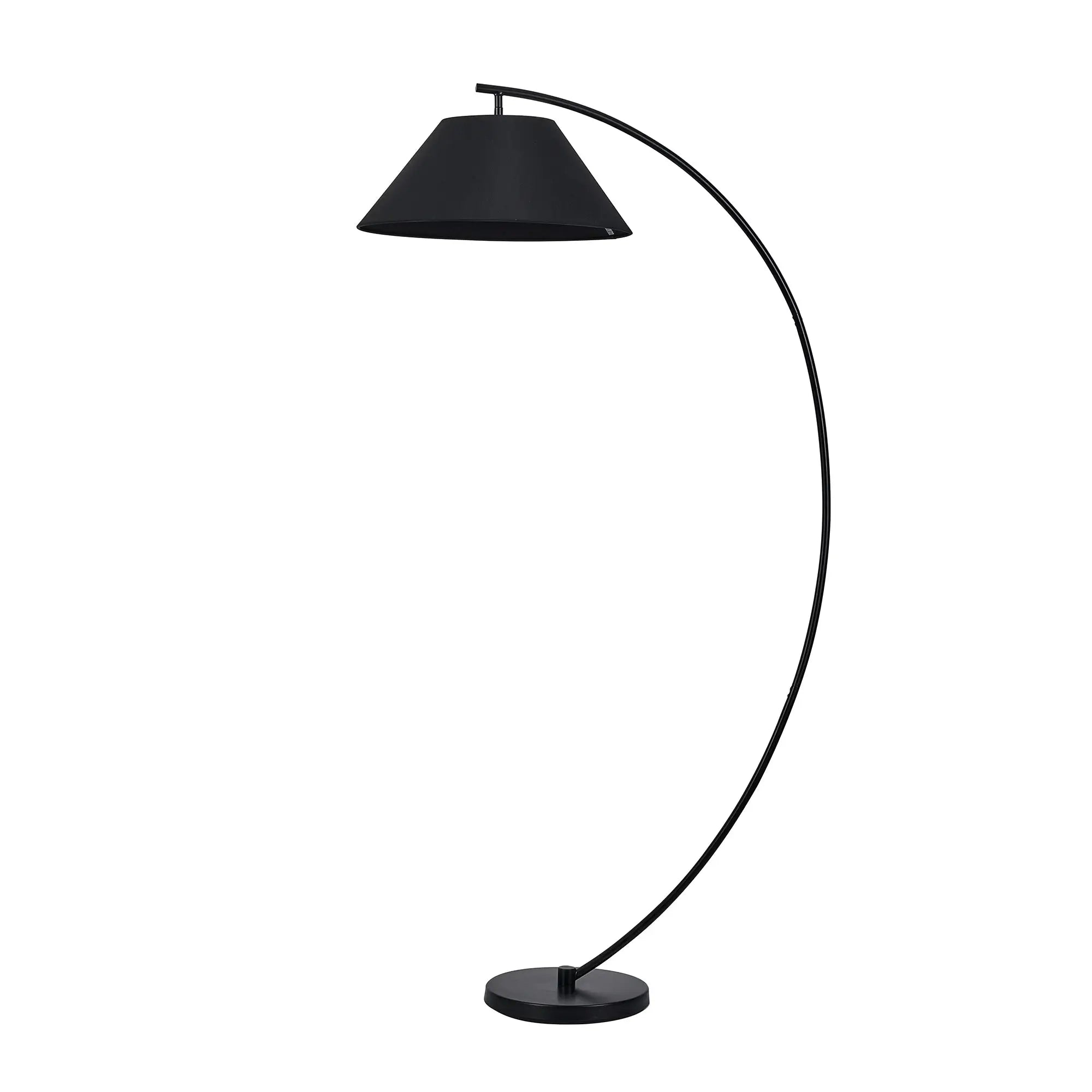 Remi Floor Lamp Black Brass Stylish Lighting Solution - Black