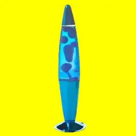 Blue Metallic Peace Motion Lamp All Blue Desk Lighting