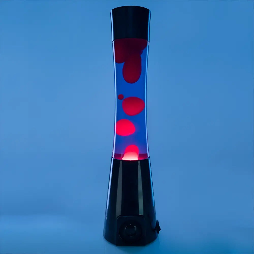 MDI Lava Lamp Black/Purple/Red Motion Lava Lamp with Bluetooth Speaker KLS-MLS/BPUR