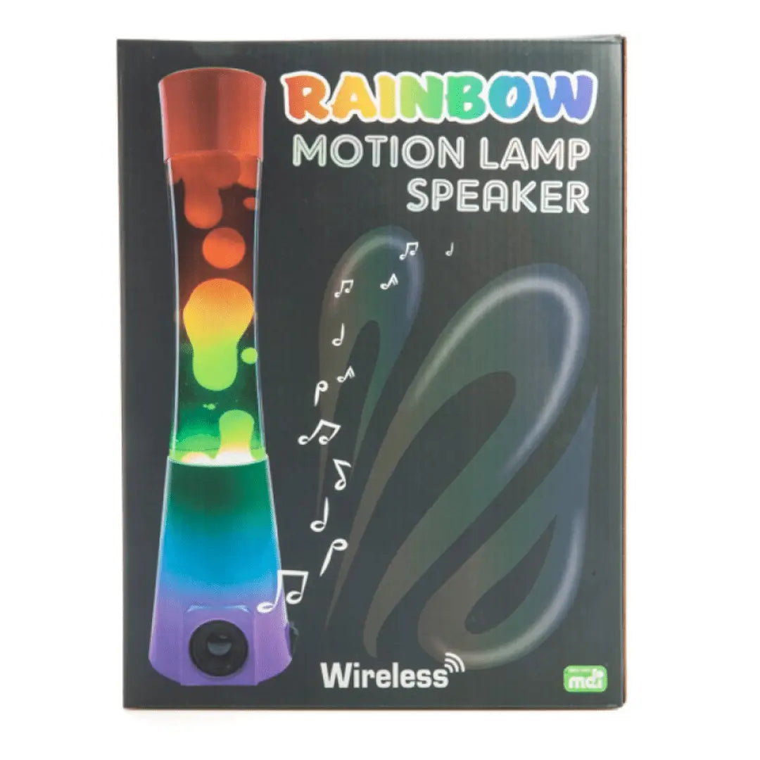 Bluetooth Speaker Lava Lamp Rainbow Motion Green Earth