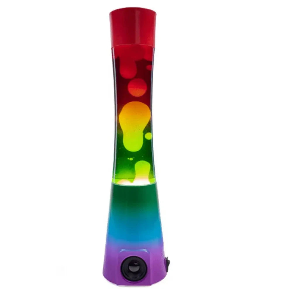 Bluetooth Speaker Lava Lamp Rainbow Motion Green Earth