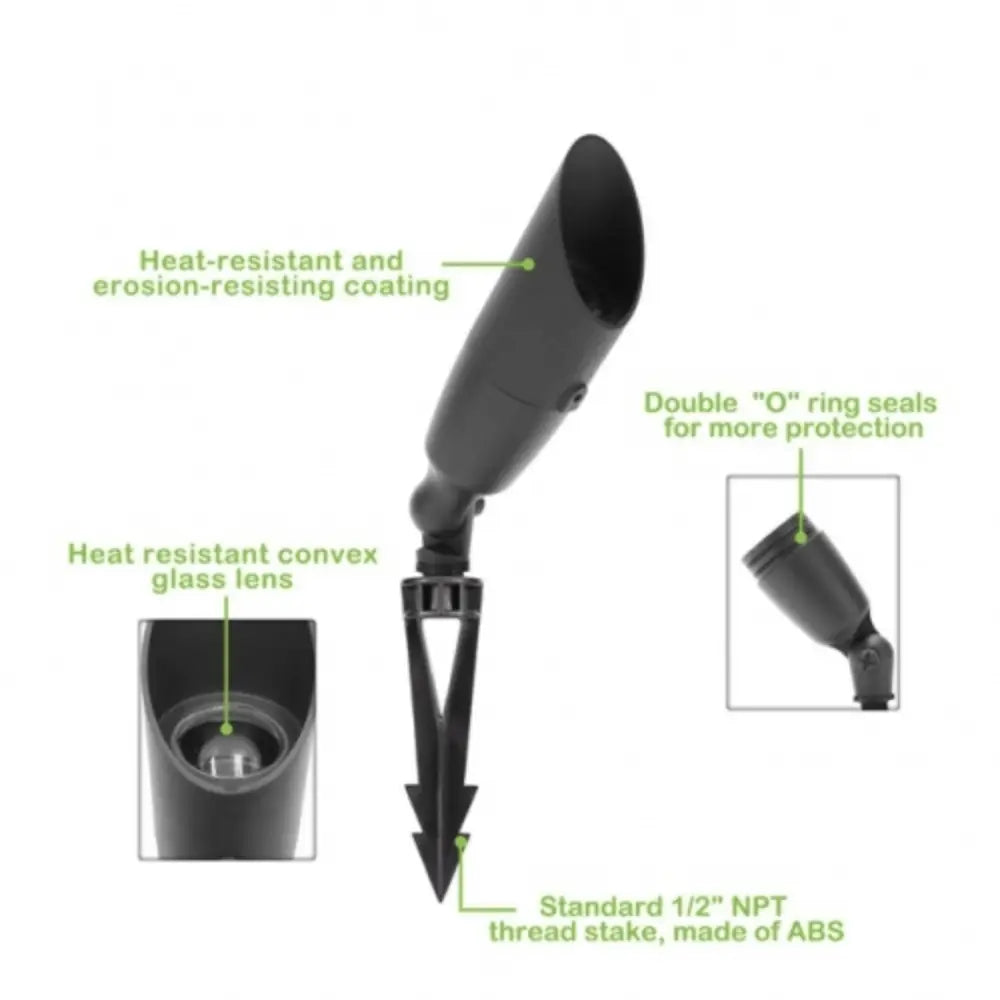 Green Earth Lighting Australia Home & Garden > Lighting BOTANY Bronze LED Cast Aluminum Directional Garden Spike Light
