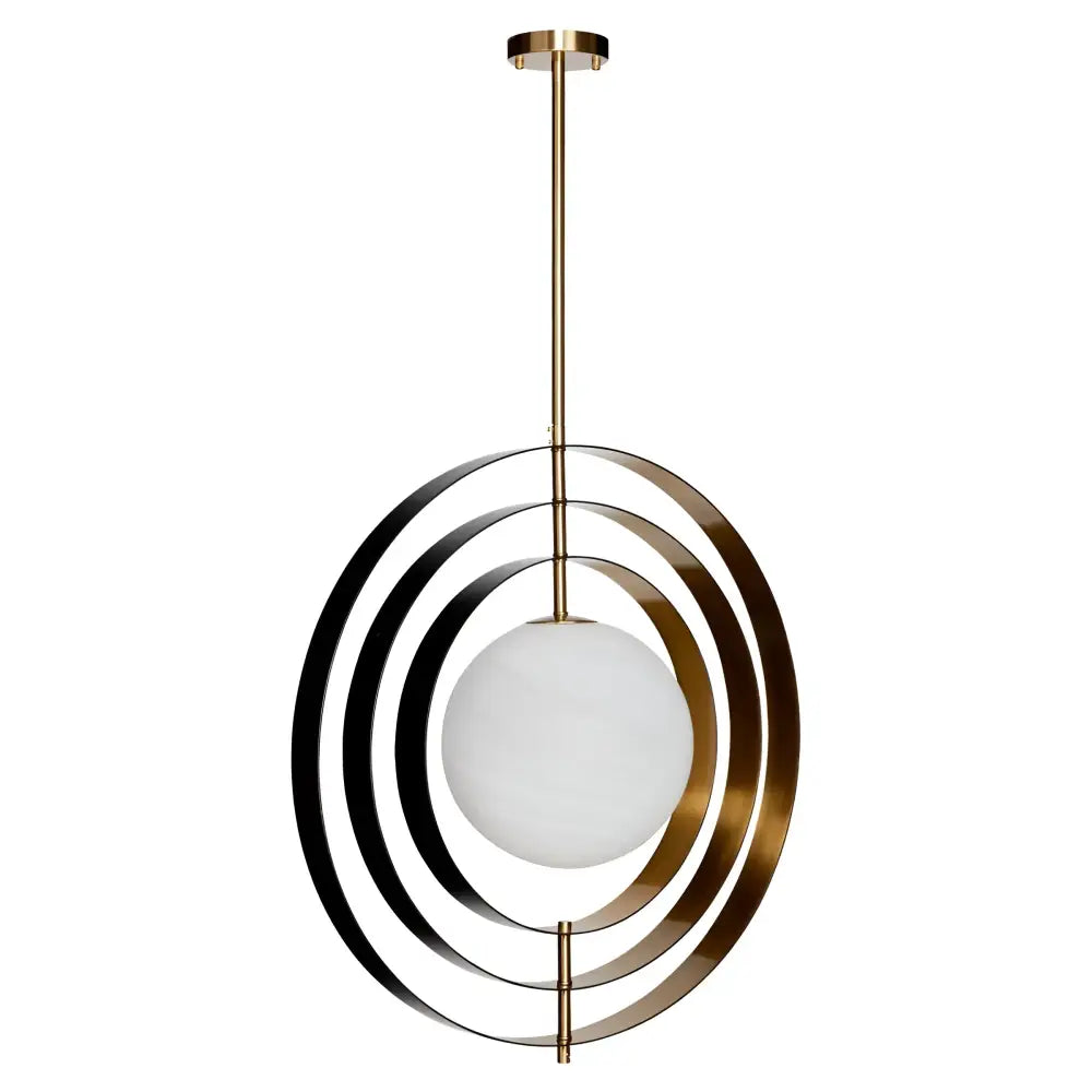 Green Earth Lighting Australia Home & Garden > Lighting Brooks Brushed Brass and Black Pendant 20856