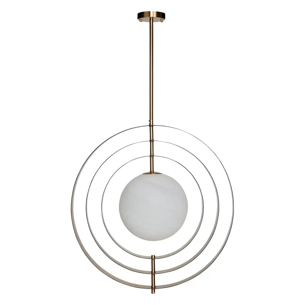 Green Earth Lighting Australia Home & Garden > Lighting Brooks Brushed Brass and Black Pendant 20856