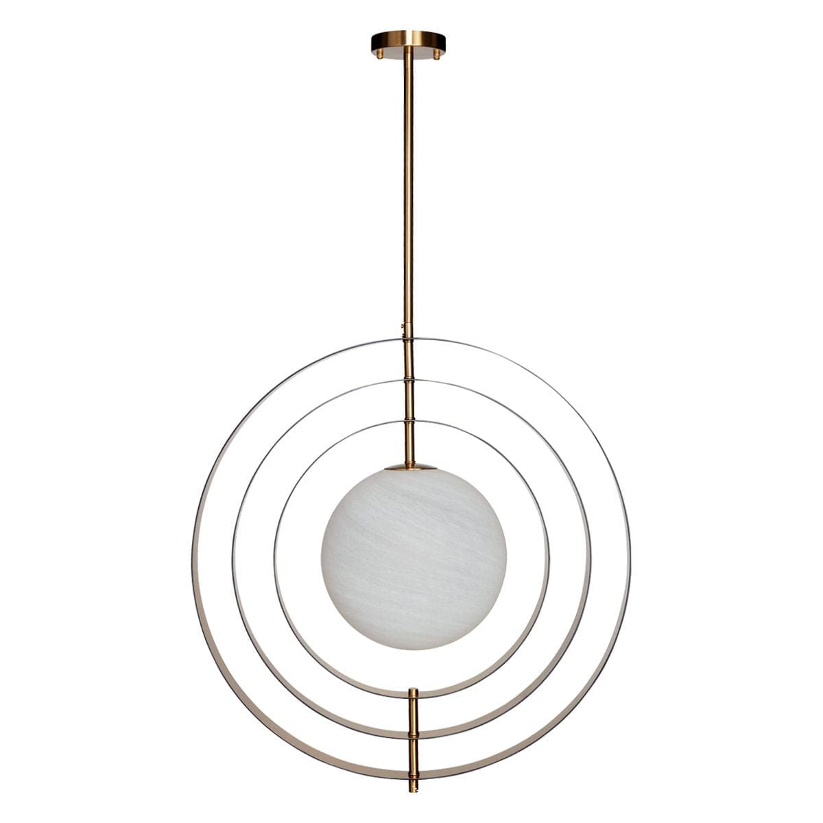 Green Earth Lighting Australia Home & Garden > Lighting Brooks Brushed Brass and Black Pendant 20856