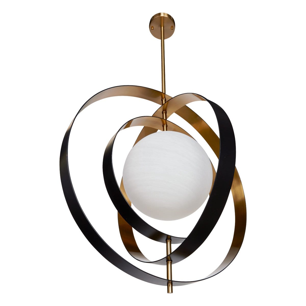 Green Earth Lighting Australia Home & Garden > Lighting Brooks Brushed Brass and Black Pendant 20856