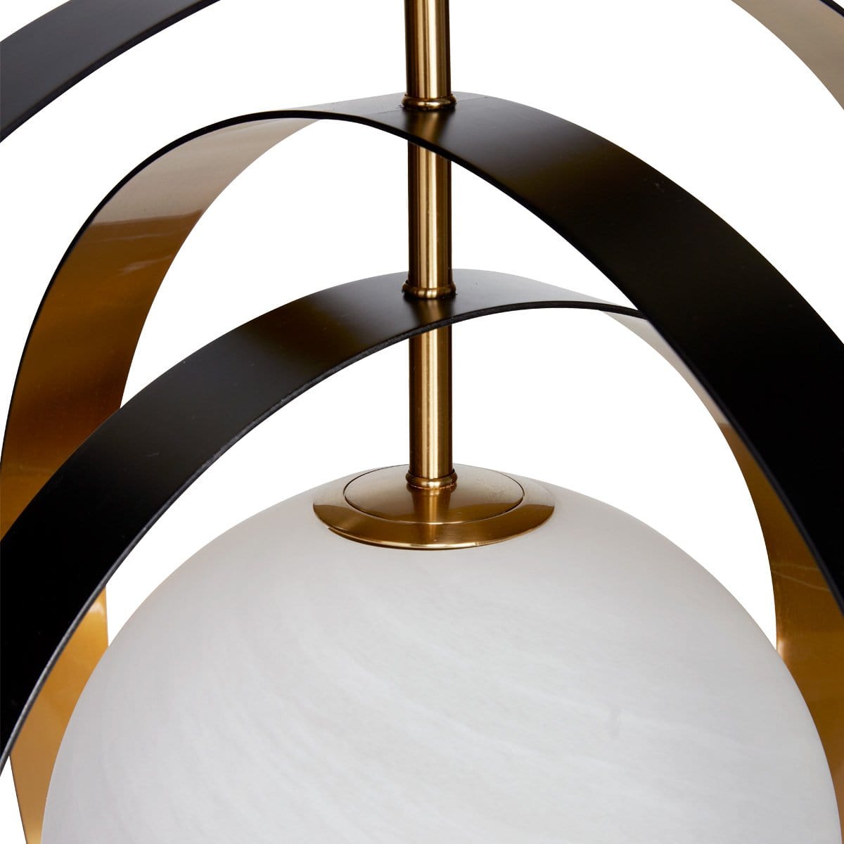 Green Earth Lighting Australia Home & Garden > Lighting Brooks Brushed Brass and Black Pendant 20856