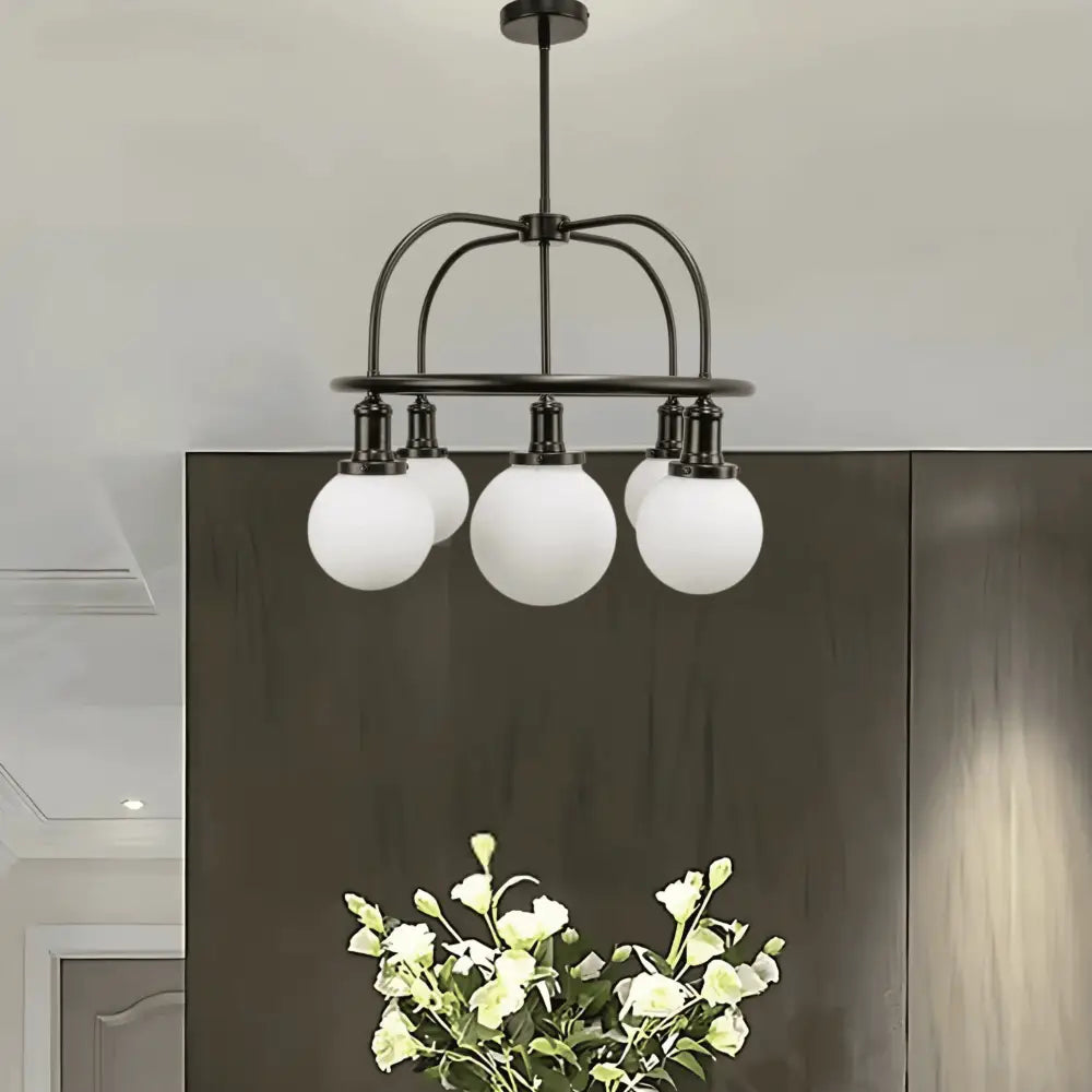Green Earth Lighting Australia Home & Garden > Lighting Fixtures Bryant Black 5 Light Pendant 20800