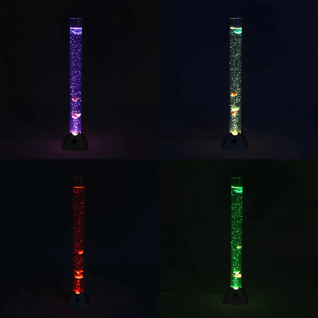 Luna Life Colour Changing Bubble Fish Lamp with Led