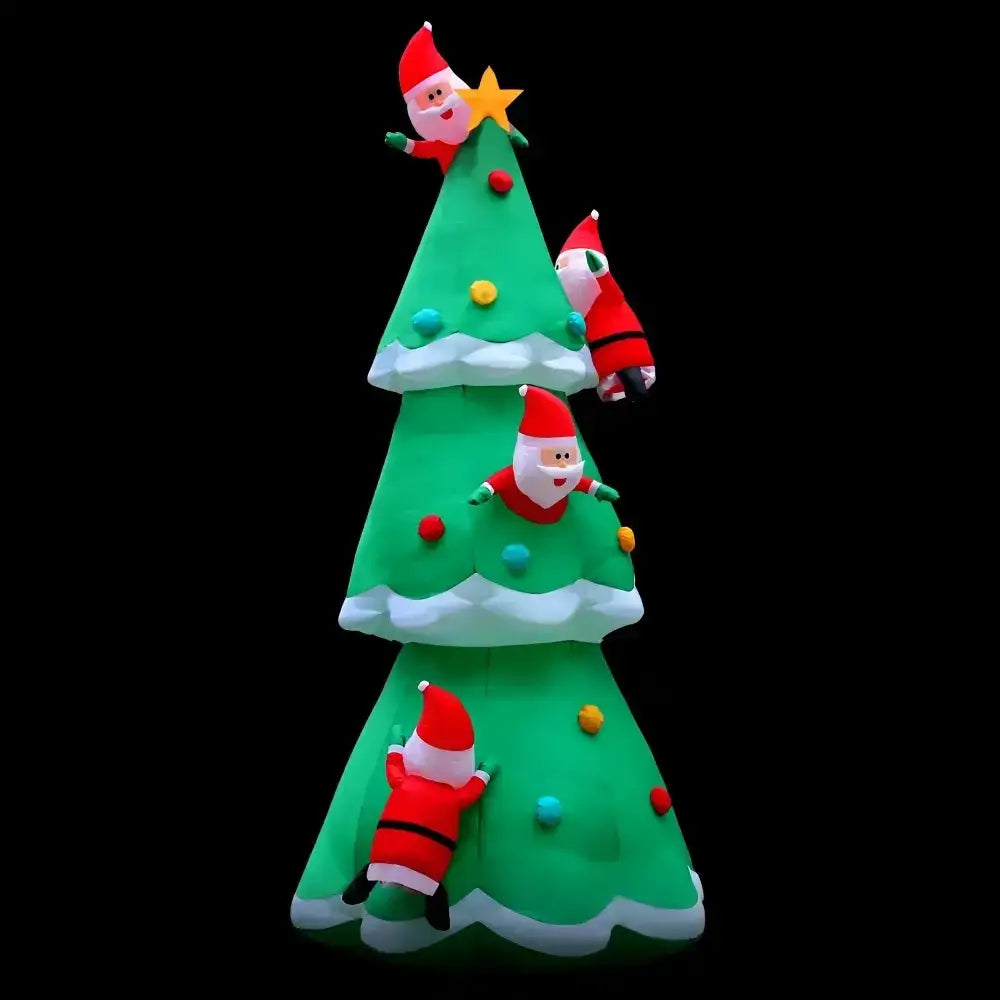 Buy 5m Christmas Inflatable Santa Tree Decorations
