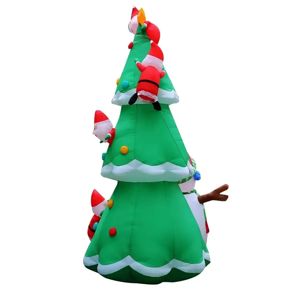 Buy 5m Christmas Inflatable Santa Tree Decorations