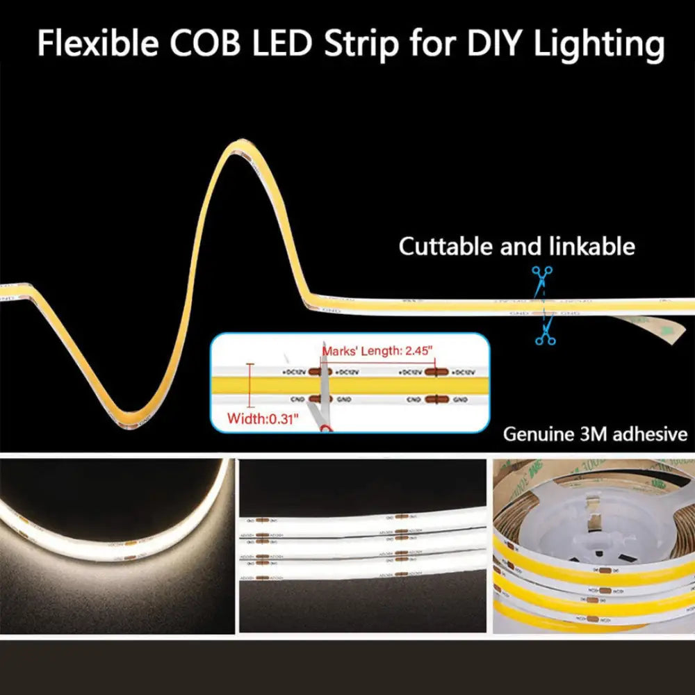 Green Earth Lighting Australia Strip Kit DIY 5 meter RGB+3K Cobra Pro Indoor COB Dot Free Strip Light Kit - 80W KITIP2075WRGBW