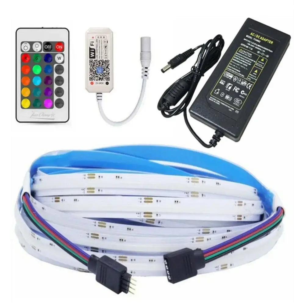 Green Earth Lighting Australia Strip Kit DIY 5 meter RGB Cobra Pro Indoor COB Dot Free Strip Light Kit - 75W KITIP20RGB