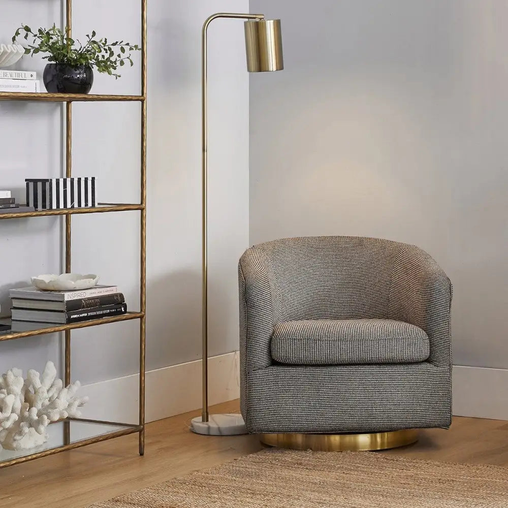 CAFE LIGHTING & LIVING Floor Standing Lamps Snapper Floor Lamp 12095