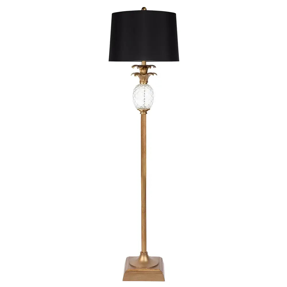 CAFE LIGHTING & LIVING Lighting Langley Floor Lamp - Antique Gold 11618