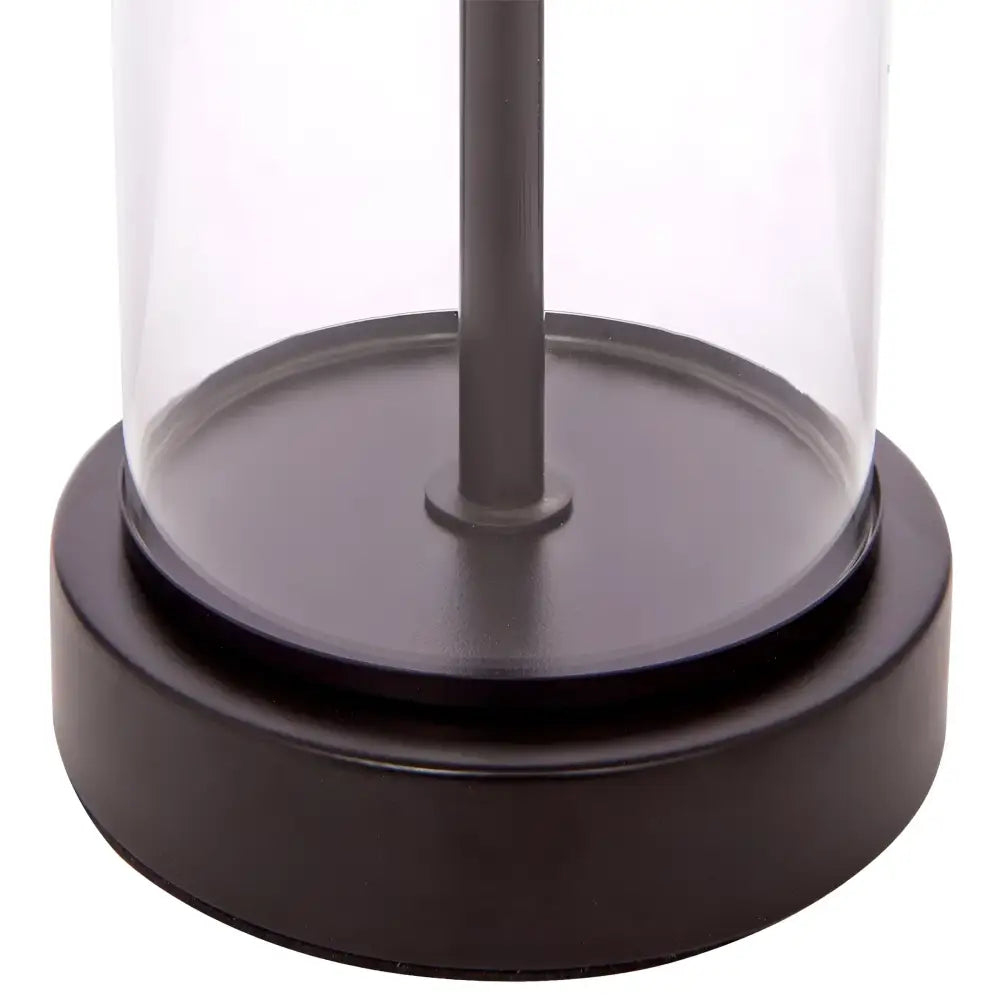 CAFE LIGHTING & LIVING Table Lamp East Side Table Lamp - Black with White Shade 12360