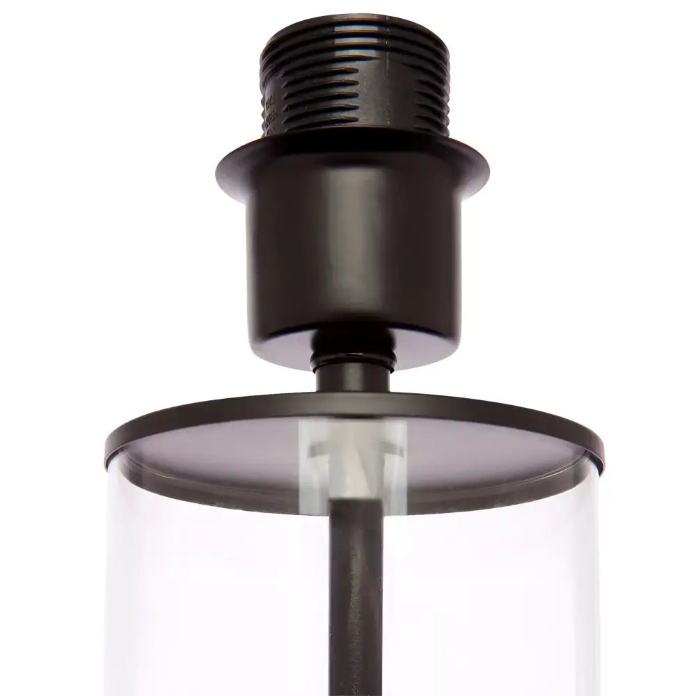 CAFE LIGHTING & LIVING Table Lamp East Side Table Lamp - Black with White Shade 12360