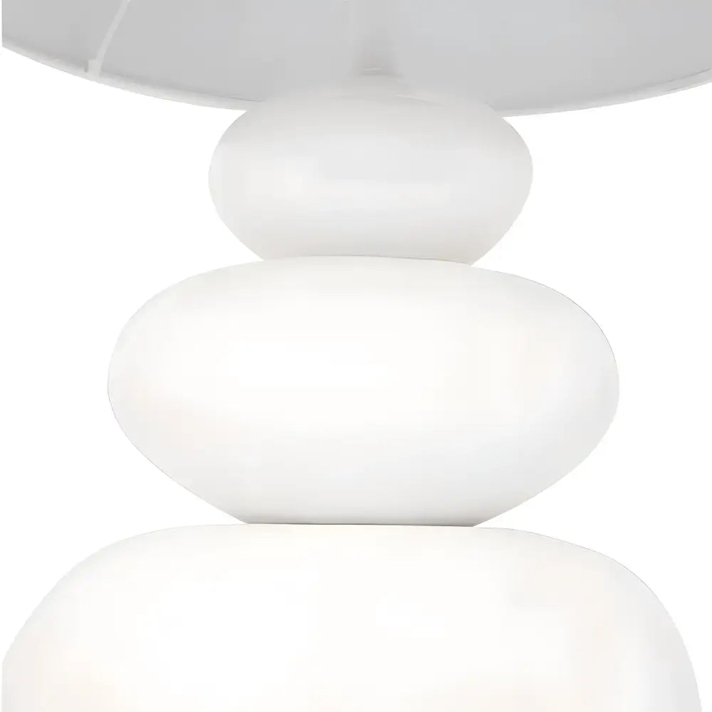 CAFE LIGHTING & LIVING Table Lamp Koa Table Lamp - White Matt Ceramic 12231