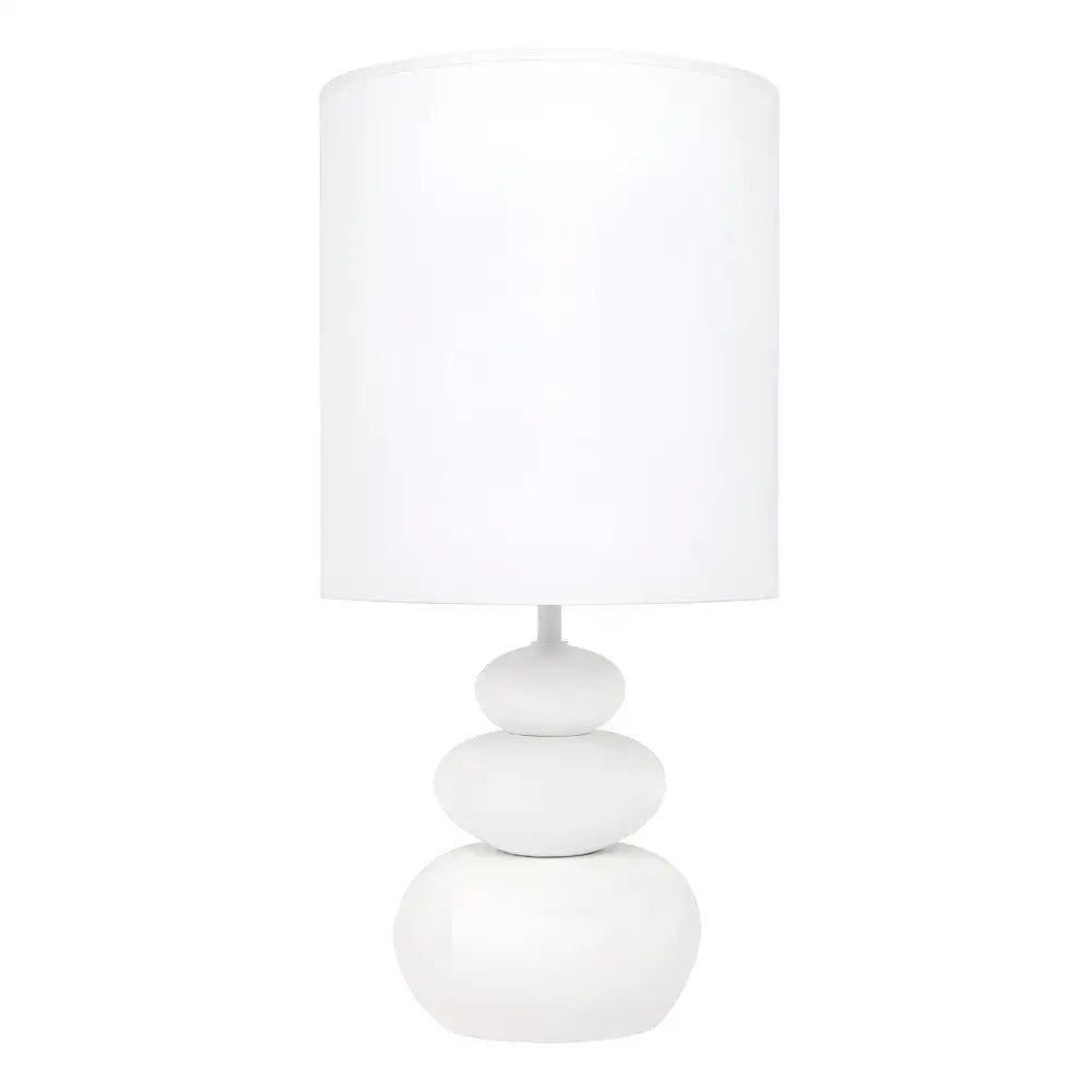 CAFE LIGHTING & LIVING Table Lamp Koa Table Lamp - White Matt Ceramic 12231