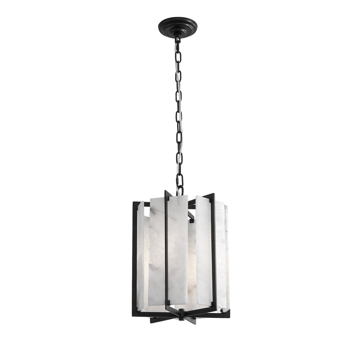 Green Earth Lighting Australia Home & Garden > Lighting Palermo Black Alabaster Pendant 20814