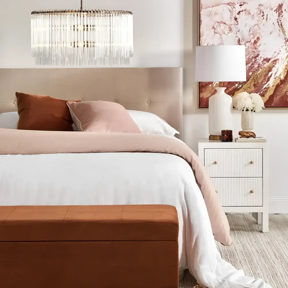 CAFE LIGHTING & LIVING Table Lamp Camille Table Lamp - White 12238