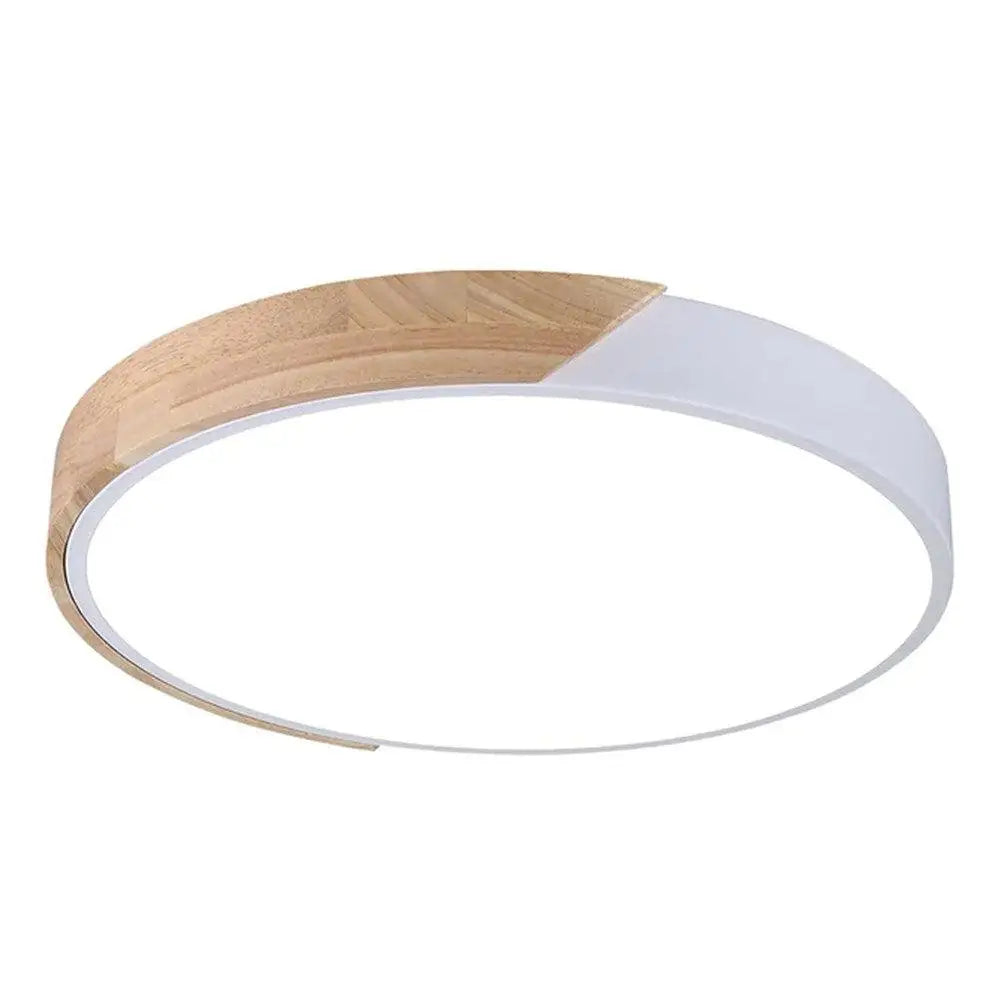 Lexi Lighting Celestia Modern Timber Led Oyster Light