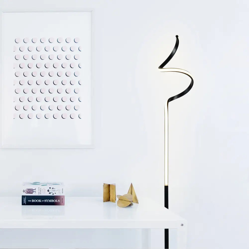 Chipper LED Floor Lamp - Black