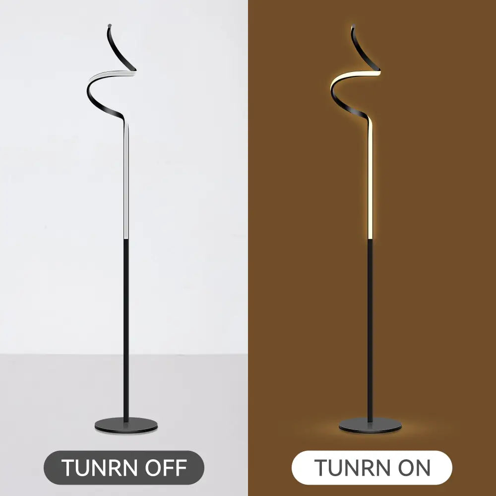 Chipper LED Floor Lamp - Black
