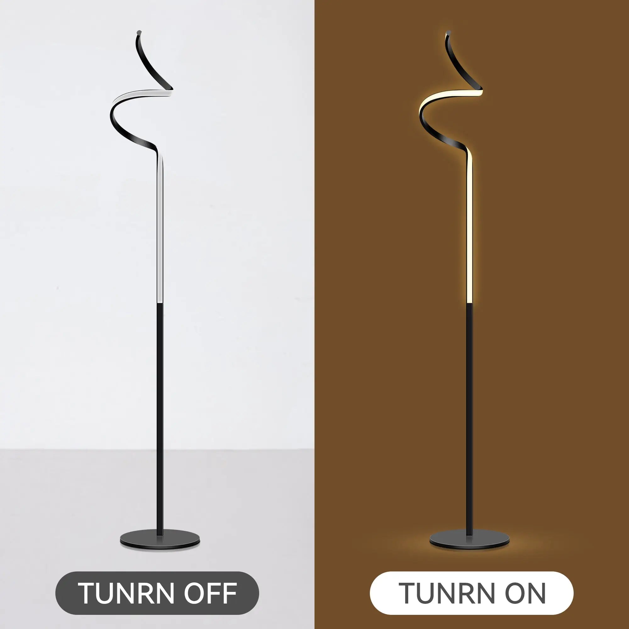 Lexi Chipper Led Floor Lamp Black Modern Lighting