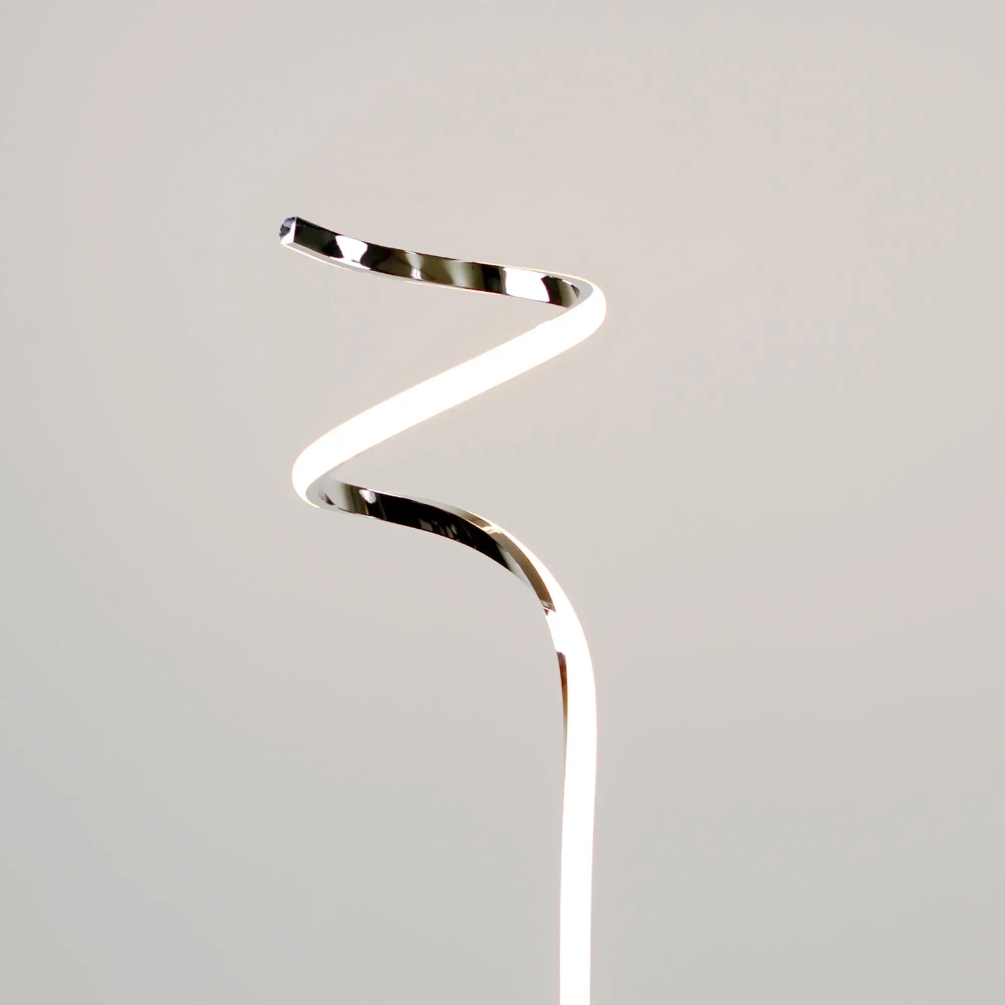 Chipper Led Floor Lamp - Chrome Lexi Lighting