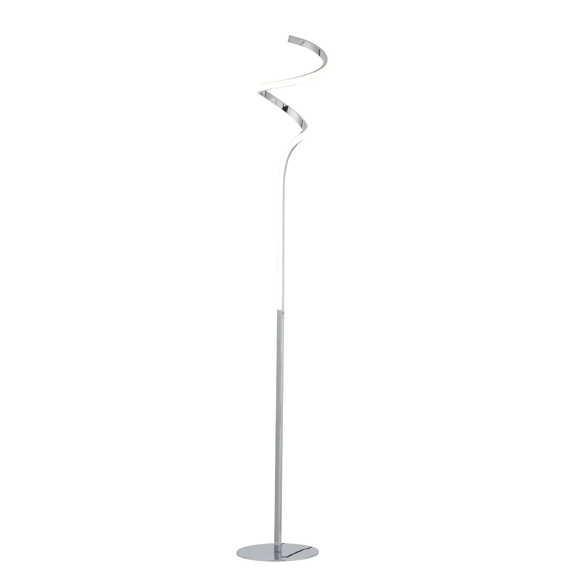 Chipper Led Floor Lamp - Chrome Lexi Lighting
