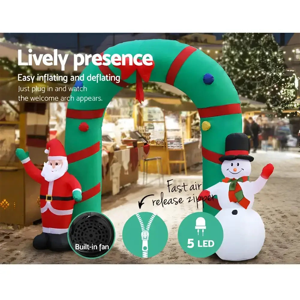 Christmas Inflatable Archway - Illuminate your Holiday