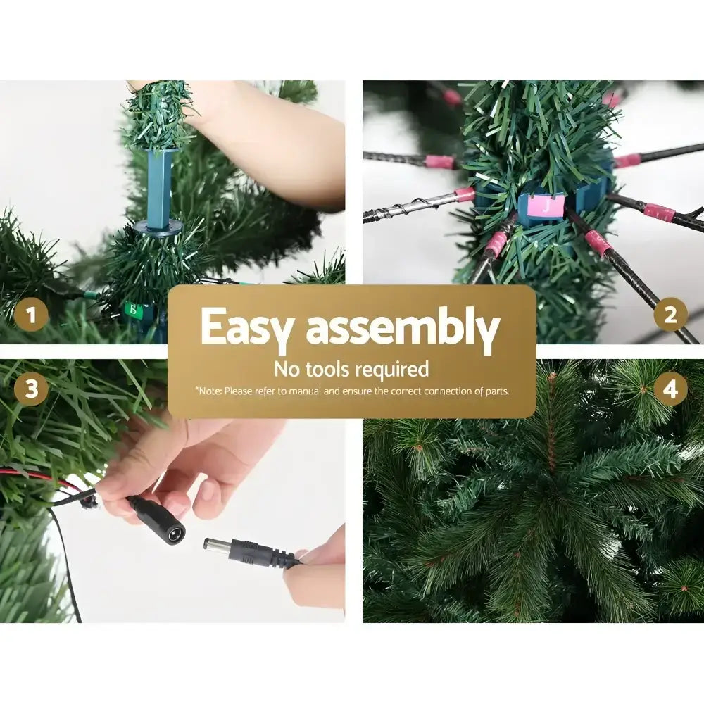 Christmas Tree Led Lights - 8 Modes 2.1m Decoration