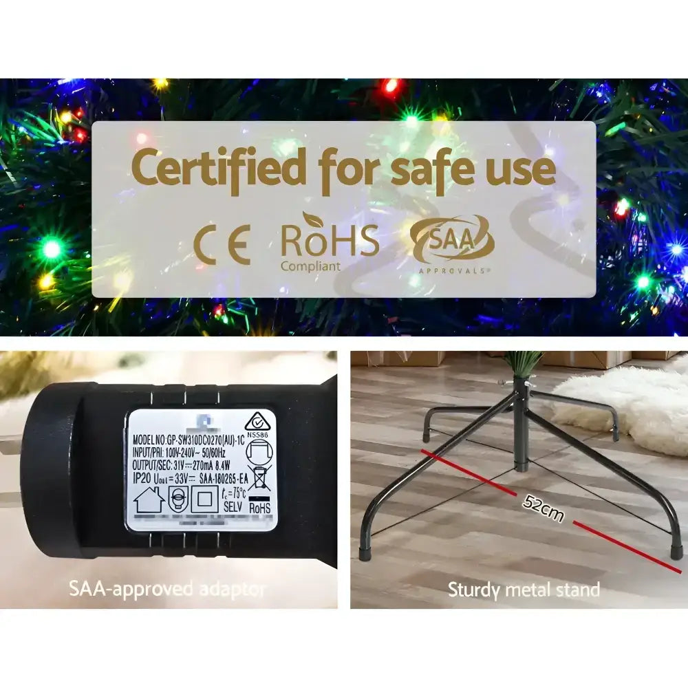 Christmas Tree Led Lights - 8 Modes 2.1m Decoration