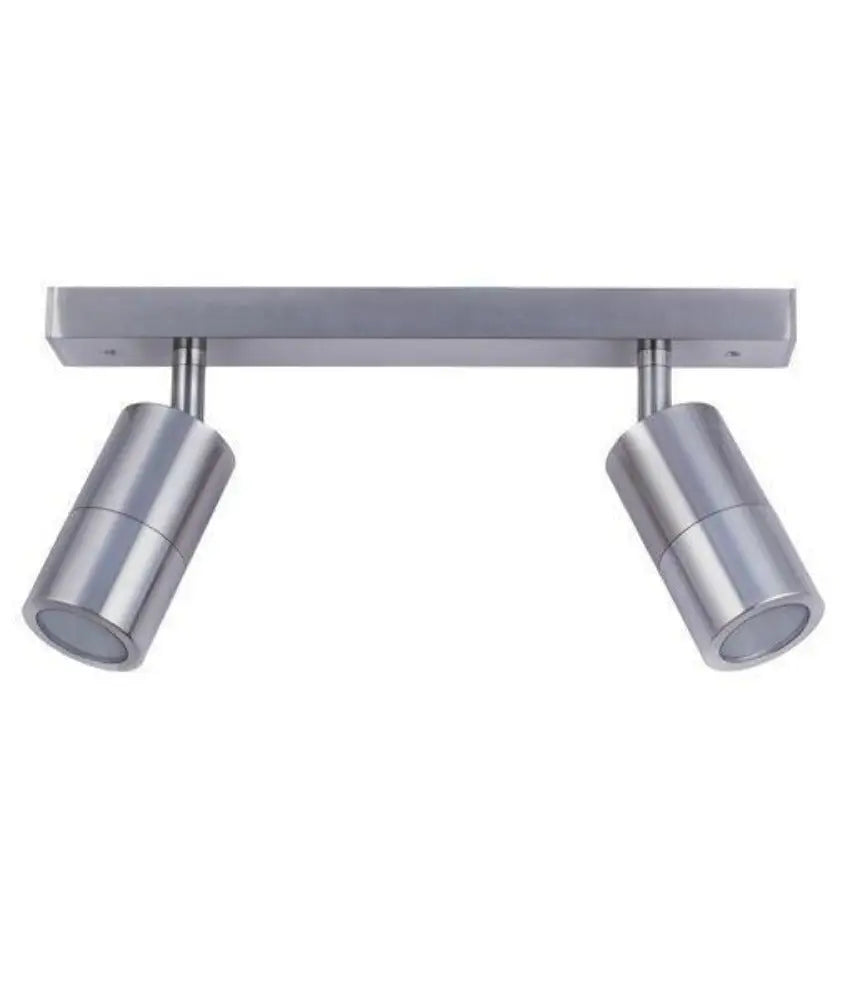 Cla Lighting Pg2bar Twin Adjustable Ceiling Bar Spot Light - Titanium Silver