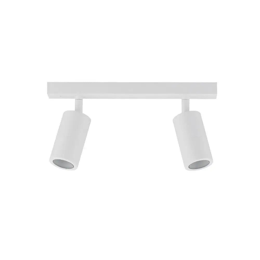 Cla Lighting Pg2bar Twin Adjustable Ceiling Bar Spot Light - White