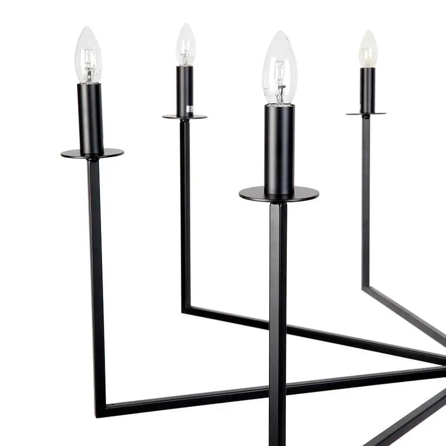 CAFE LIGHTING & LIVING Pendant Cohen Chandelier - Black 20700