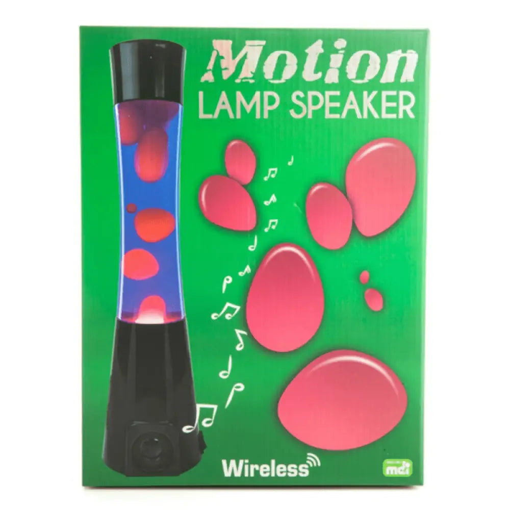 MDI Lava Lamp Black/Red/Yellow Motion Lamp Bluetooth Speaker KLS-MLS/BRY