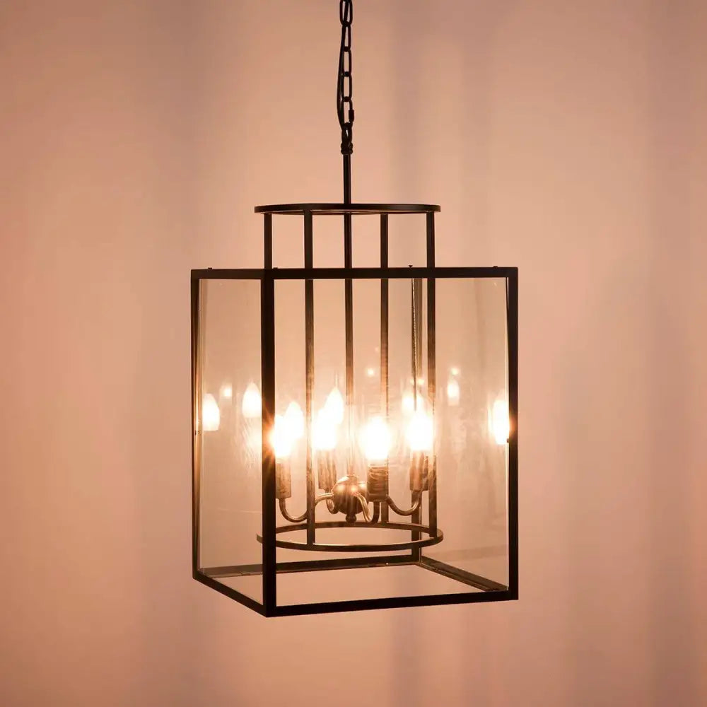 Green Earth Lighting Australia Home & Garden > Lighting Concord Black 4 Light Pendant 20681