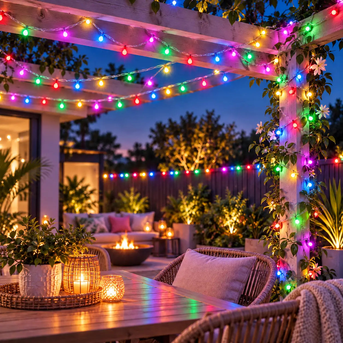 Lexi Lighting 60M 520 LED Multi Colour Connectable Fairy Lights