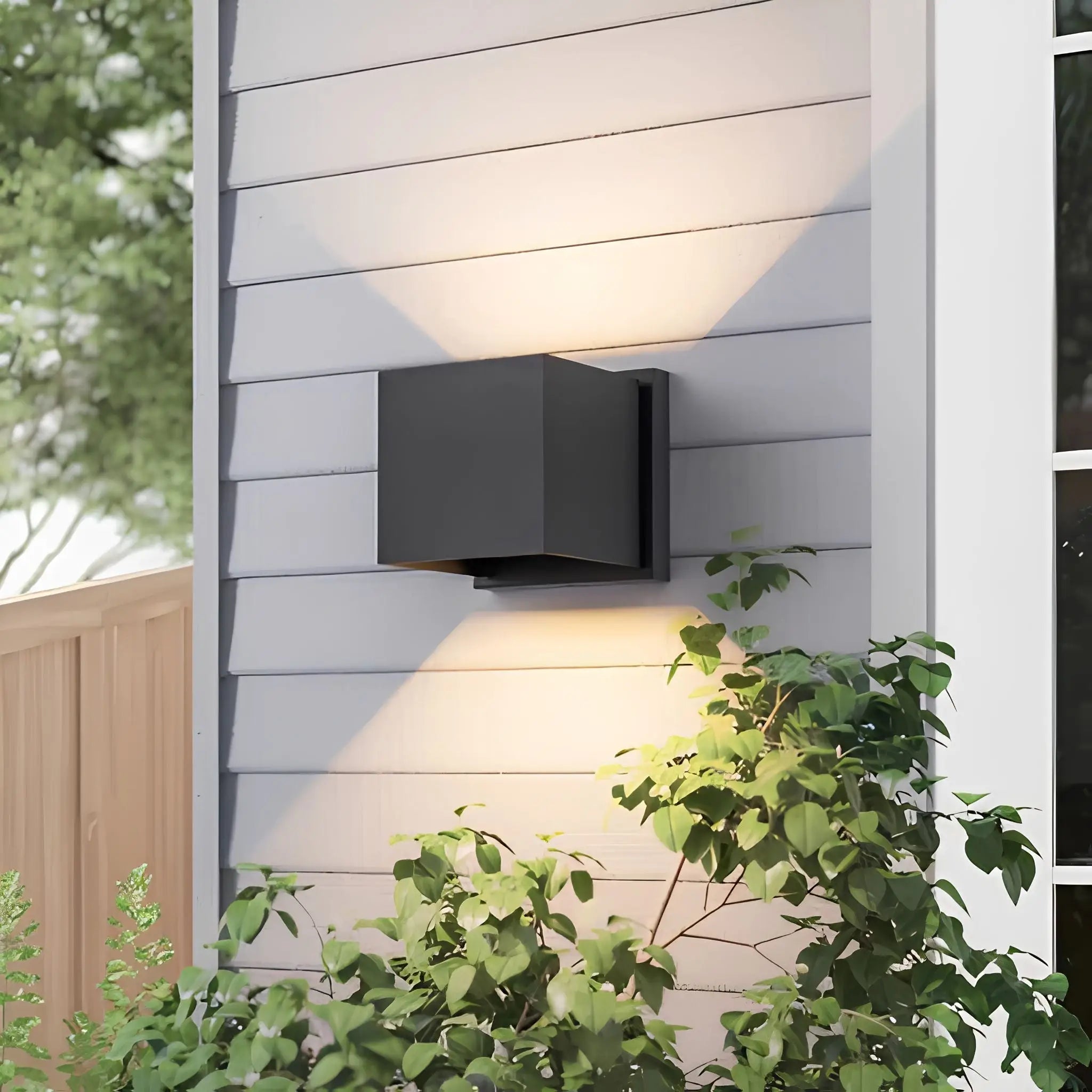 Cube Up/down Led Wall Light Ip65 Weatherproof Rating