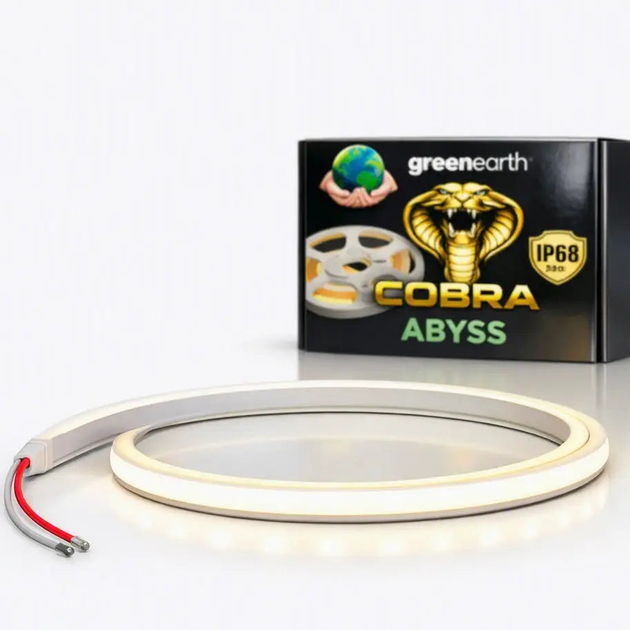 IP68 COB LED Strip Light 10W/m – Dotless Cool White (Waterproof)