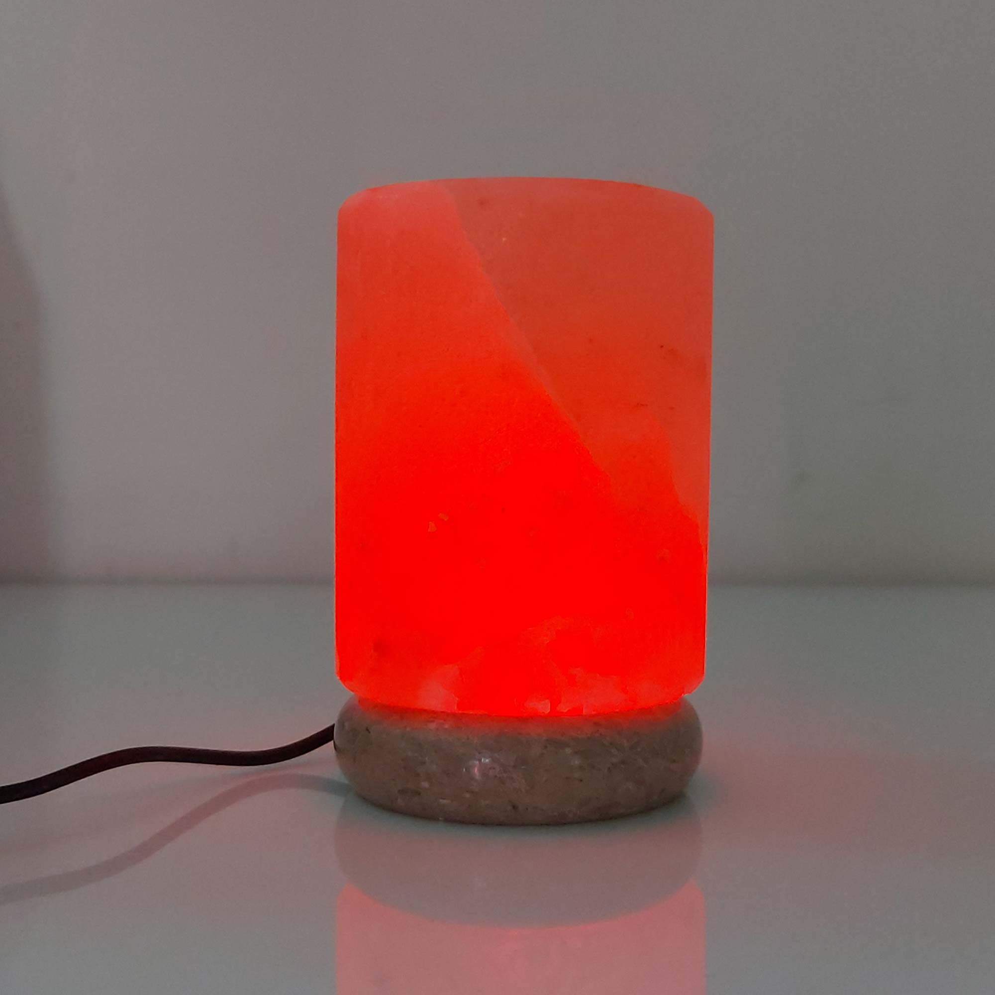 Green Earth Lighting Australia Himalayan products Cylinder USB Colour Changing Himalayan Salt Lamp COLOUR_USB_Salt_Lamp_CYLINDER