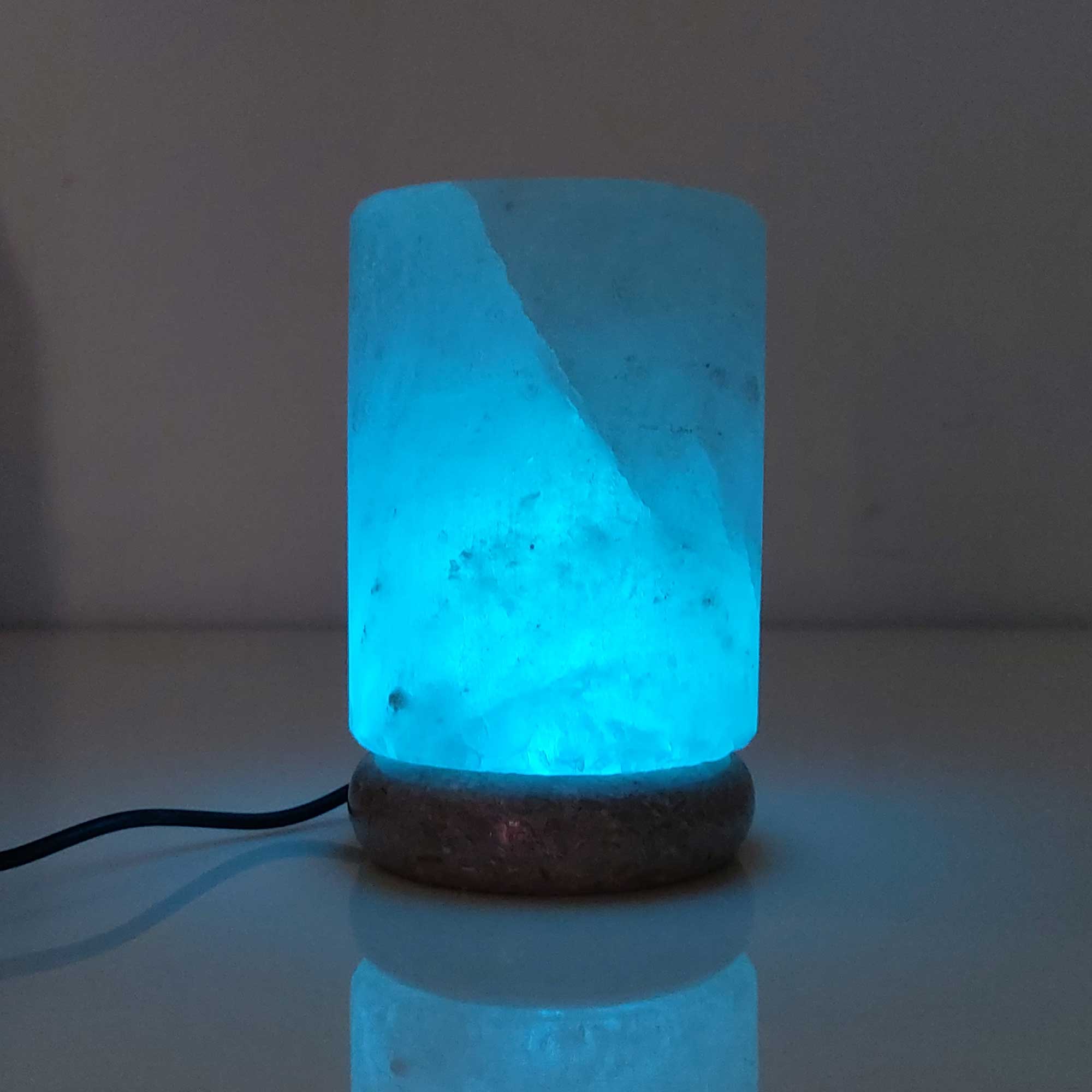 Green Earth Lighting Australia Himalayan products Cylinder USB Colour Changing Himalayan Salt Lamp COLOUR_USB_Salt_Lamp_CYLINDER