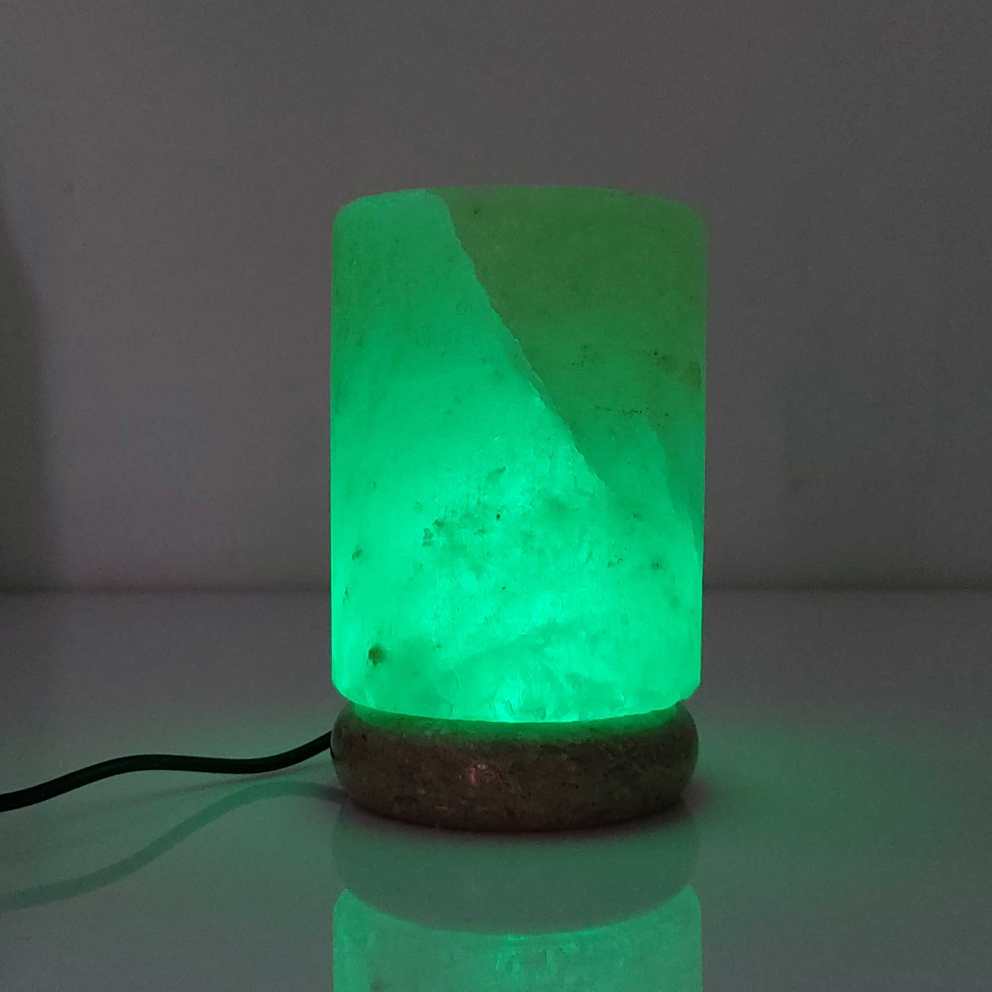 Green Earth Lighting Australia Himalayan products Cylinder USB Colour Changing Himalayan Salt Lamp COLOUR_USB_Salt_Lamp_CYLINDER