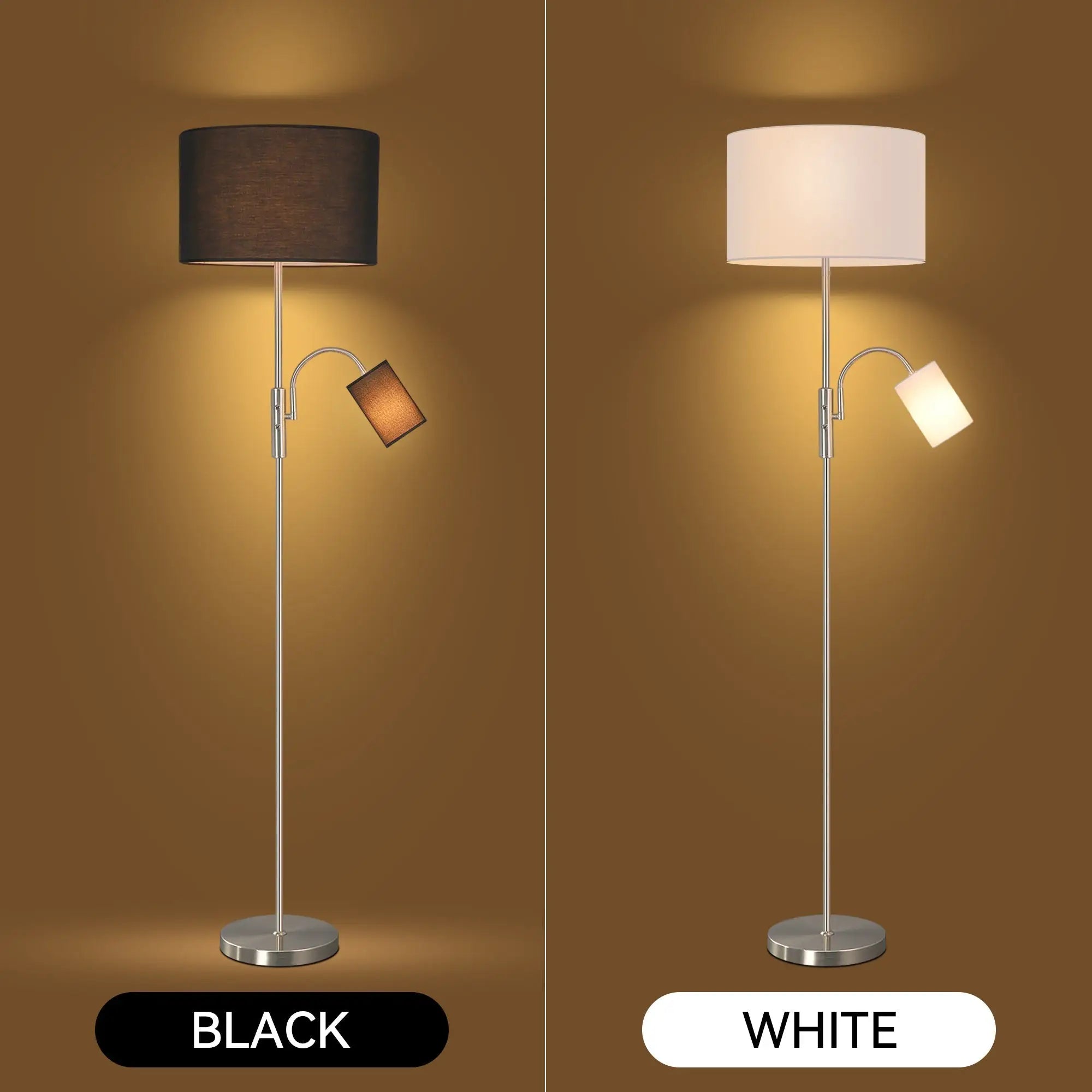 Cylinya Mother and Child Floor Lamp - Black Lexi