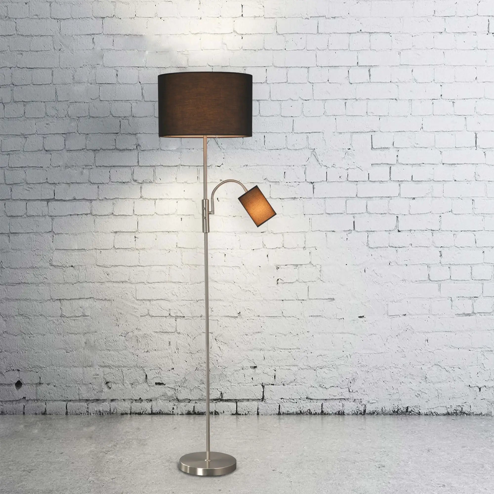 Cylinya Mother and Child Floor Lamp - Black Lexi